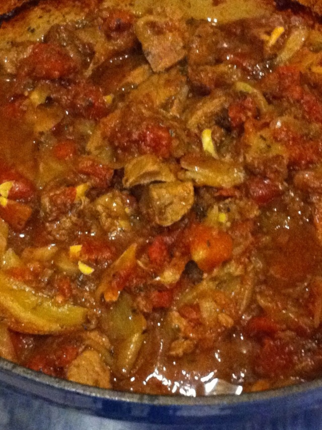 Beef Stifado - Cooked