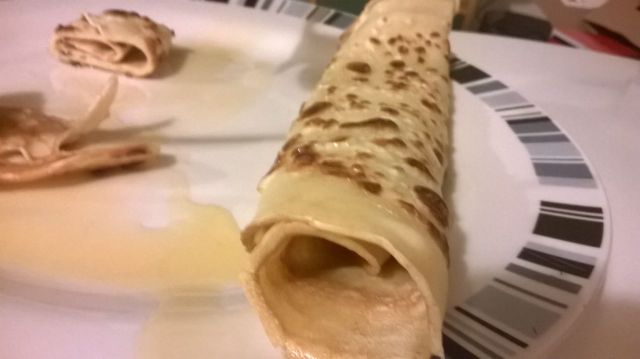 Crepes with Maple Syrup